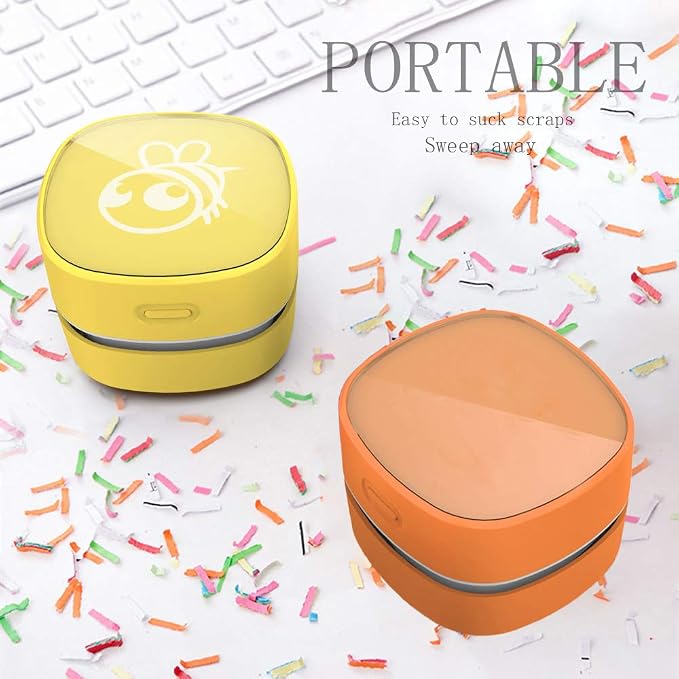 ODISTAR Desktop Vacuum Cleaner, Mini Table dust Sweeper Energy Saving - Image 4