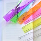 Color Transparent Ruler Plastic Rulers - Image 2