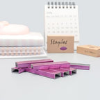 NatSumeBasics 6000 Rose Red Staples Colored Staples - Image 2