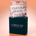 Custom Acrylic Sign Personalized, Custom Desk Name Plate, 18 Styles, - Image 9