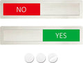 Yes/No Slider Sign, Slider Indicator Tells Whether Yes or No, Indicator by LoYinLo