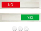 Yes/No Slider Sign, Slider Indicator Tells Whether Yes or No, Indicator by LoYinLo