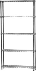 Shelving Inc. 8" d x 36" w x 64" h Chrome Wire Shelving by ShelvingInc