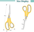 Sewing Craft Scissors Bulk, Stainless Steel Shears - Image 2