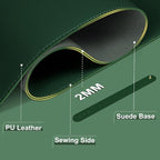 Desk Pad Protector, Leather & Suede Desk Mat, Non-Slip Desk Pad Mat, Large - Image 2