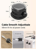 Magnetic Cable Clips, Adjustable Cord Holder Management, Adhesive Wire Keeper - Image 3
