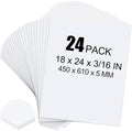 ToLanbbt 24 Pack White Foam Board, Displaying by ToLanbbt