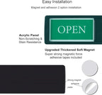 Open Closed Sign for Business Door, Open Signs privacy Slide Door Sign - Image 4