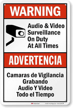 SmartSign 18 x 12 inch “Warning by SmartSign