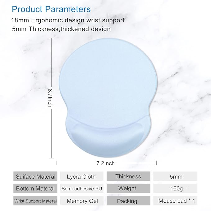 ITNRSIIET Ergonomic Mouse Pad - Image 5