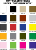 Custom Uniform Name Tapes Solid Colors. Purple Fabric, 4 Inch Sew on - Image 2