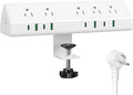 45W Fast Charging Station, Desk Clamp Power Strip, 4 PD USB-C Ports, 5 AC by Jgstkcity