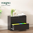 2 Drawer Lateral File Cabinet - Image 3