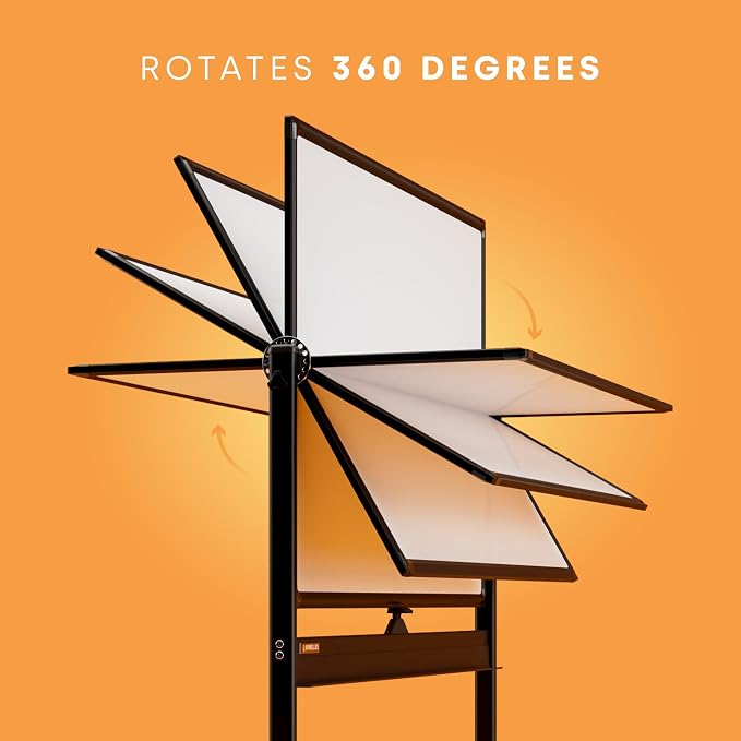 Rolling Dry Erase Board 48 x 36 - Image 5