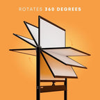 Rolling Dry Erase Board 48 x 36 - Image 5