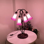 Bieye LS03 Lily Flower Blown Glass Lampshade - Image 8