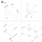 TOWON 6 x 4ft Glass Whiteboard Wall – Magnetic White Dry Erase Board - Image 4