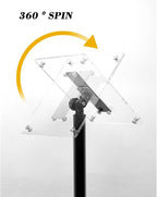 DISPLAYSWORKER Adjustable Heavy Duty Pedestal Sign holder floor Stand, acrylic - Image 3