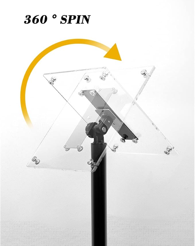 DISPLAYSWORKER Heavy Duty Pedestal Sign holder floor Stand, sign stand poster - Image 3