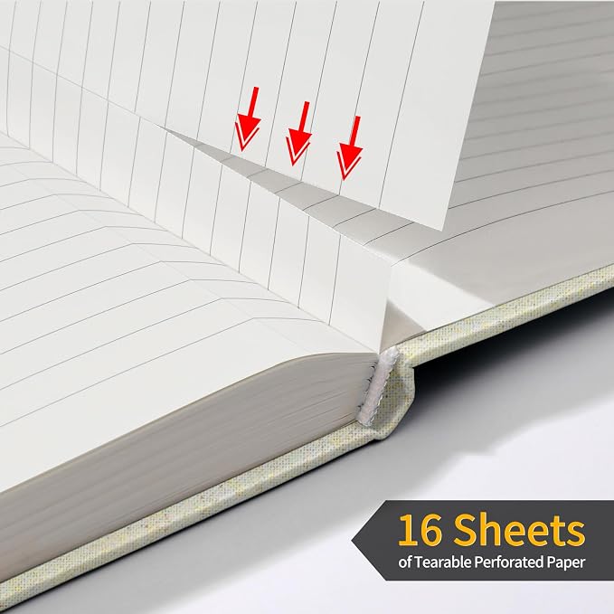 Annecy Lined Journal Notebook, Hardcover Leather Journal - Image 4