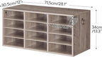 HOOBRO Countertop Mail Sorter Organizer, Wooden Literature Organizer, Student - Image 2