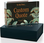 Personalized Gifts, Custom Quote Block Letter Board, Crystal-Clear Acrylic - Image 3