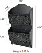 Chadechimo Rustic Key and Mail Holder - Image 2