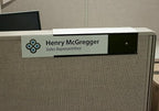 The Original Over the Cube – Quality Aluminum, Changeable Cubicle Nameplate - Image 4