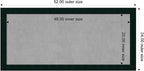 Amanti Art Black Framed Magnetic Board 24x52 Oversize Vision Board - Image 3