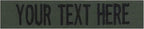 Custom Uniform Name Tapes Solid Colors. Olive Drab Fabric, 5 Inch Sew on by NORTHERNSAFARI