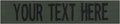 Custom Uniform Name Tapes Solid Colors. Olive Drab Fabric, 4 Inch Sew on by NORTHERNSAFARI
