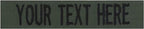 Custom Uniform Name Tapes Solid Colors. Olive Drab Fabric, 4 Inch Sew on by NORTHERNSAFARI