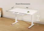 Claiks Glass Standing Desk - Image 3