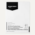 Amazon Basics Cardstock Paper, 8.5" x 11", 65 lb/176 gsm, 96 Bright, 250 Sheets - Image 5