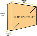BroilPro Accessories Outdoor 22"-24"-26" TV Set Cover, Scratch Resistant Liner - Image 5