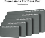 Aothia Faux Leather Desk Mat – Large Mouse Pad, Non-Slip PU Leather Blotter - Image 5