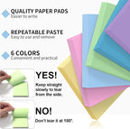 MyLifeUNIT Sticky Notes 3x3, Bulk Pack 54 Note Pads 5400 Sheets - Image 3