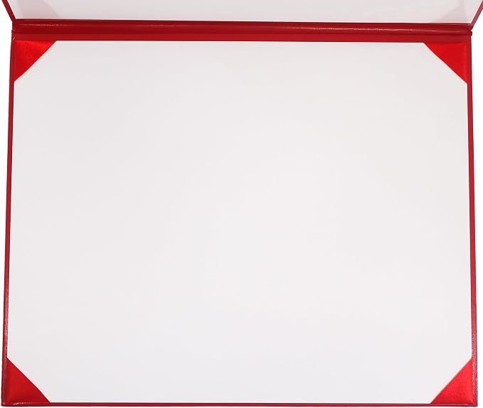 GraduationMall 11"x14" Smooth Padded Diploma Cover Certificate Holder Red - Image 4