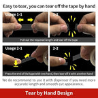 Turxayox 6 Rolls Transparent Tape Refills, Hand Tearable, 3/4 x 1000 Inches - Image 2