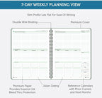 Planner Pad Spiral Bound 3-Tier Funnel Down 12 Month Organizer, October 2025 – - Image 3