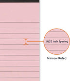 Amazon Basics Narrow Ruled 5-Inch by 8-Inch Lined Writing Note Pads - Image 3
