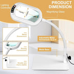 Veemagni 10X Rectangle Magnifying Glass - Image 6