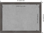 Amanti Art Grey Framed Magnetic Board 23x31 Medium Vision Board - Image 4