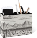 Famame Vintage Desert Mountains Pencil Holder by Famame