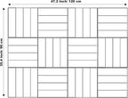 DECORITA Felt Bulletin Board Tiles | Modern Cork Board Alternative | Large Cork - Image 7