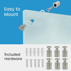 Magnetic Glass White Board 72"X36" Premium Tempered Dry Erase Boards Wall - Image 7