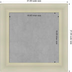 Amanti Art Silver Framed Magnetic Board 21x21 Small Vision Board - Image 2