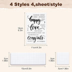 UCEC 4 Sheets Words Clear Stamps - Image 2