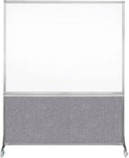 DivideWrite Mobile Whiteboard | Double Sided Dry Erase Board | Portable Office by VERSARE