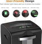 Bonsaii Heavy Duty Paper Shredder, 20 Sheet 40 Mins Large Office Crosscut - Image 5